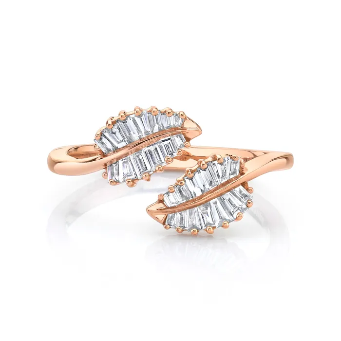 anitako Rings SMALL PALM LEAF DIAMOND RING