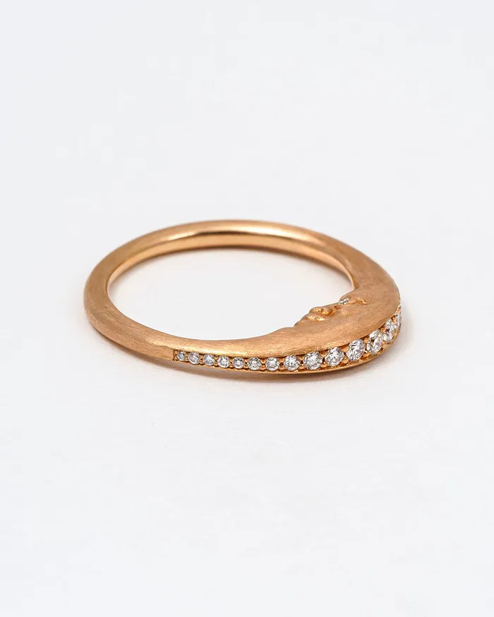 ANTHONY LENT Rings Diamond Moonface Ring