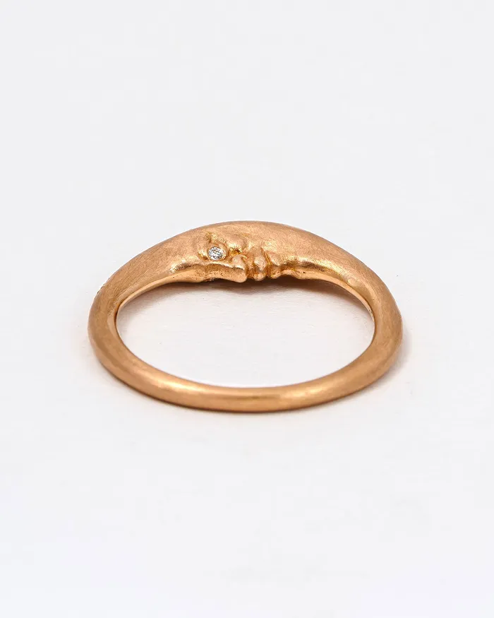 ANTHONY LENT Rings Diamond Moonface Ring