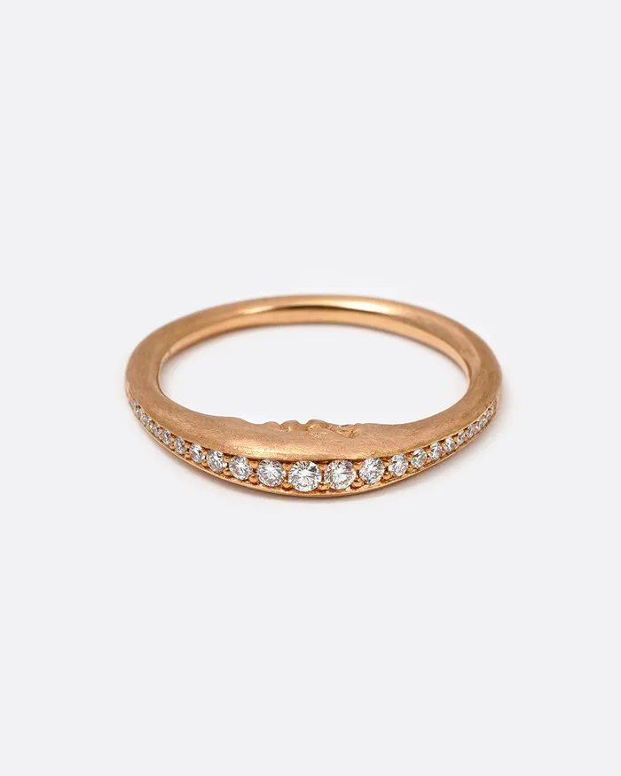 ANTHONY LENT Rings Diamond Moonface Ring