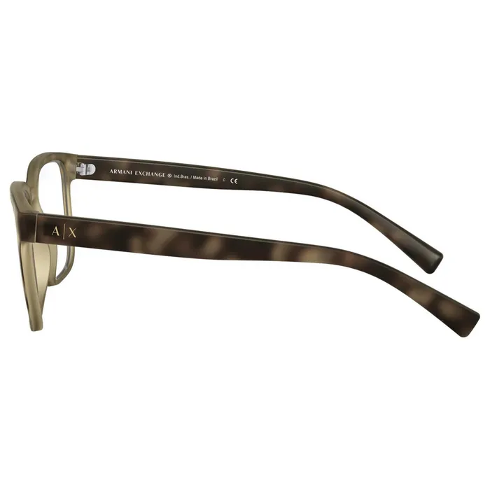 Armani Exchange Rings Armani Exchange Mens Eyeglasses Demo Lens Square Plastic Frame 0AX3071F 8029