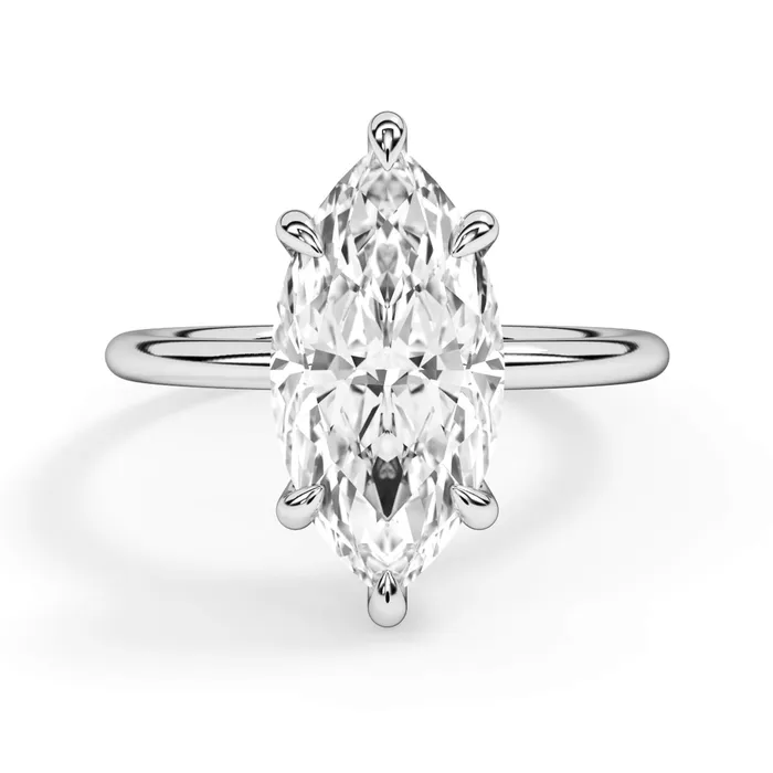 Basket Style Solitaire Engagement Ring deBebians Rings
