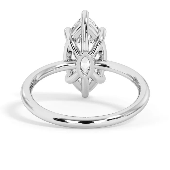 Basket Style Solitaire Engagement Ring deBebians Rings