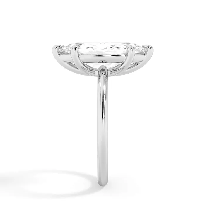 Basket Style Solitaire Engagement Ring deBebians Rings
