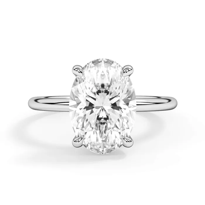 Basket Style Solitaire Engagement Ring deBebians Rings