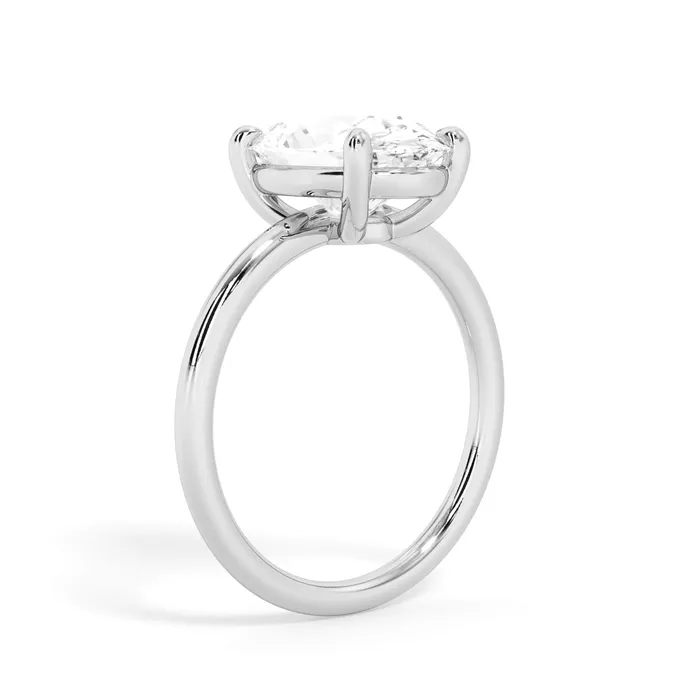 Basket Style Solitaire Engagement Ring deBebians Rings