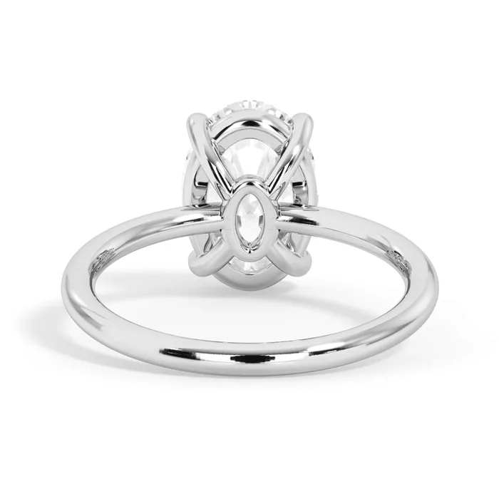 Basket Style Solitaire Engagement Ring deBebians Rings