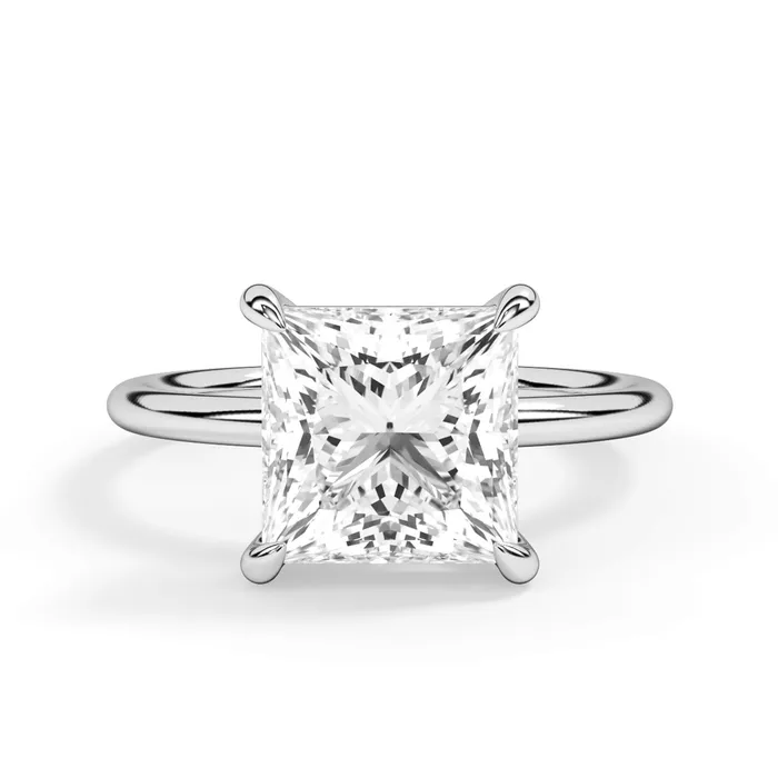 Basket Style Solitaire Engagement Ring deBebians Rings
