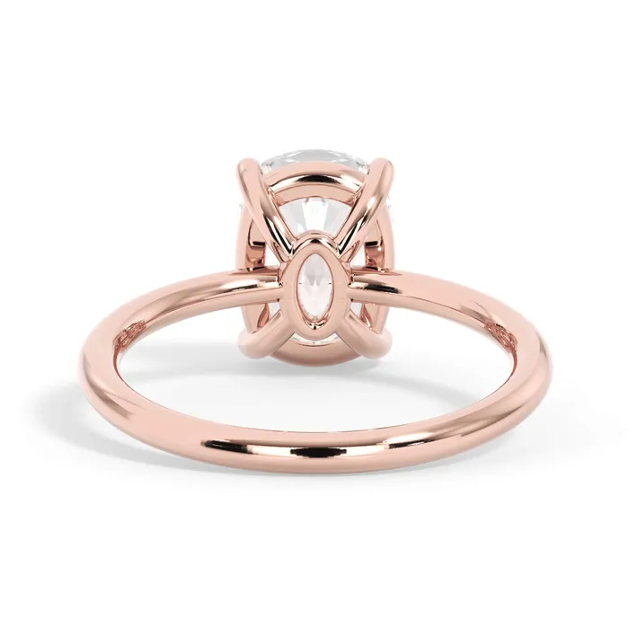 Basket Style Solitaire Engagement Ring deBebians Rings
