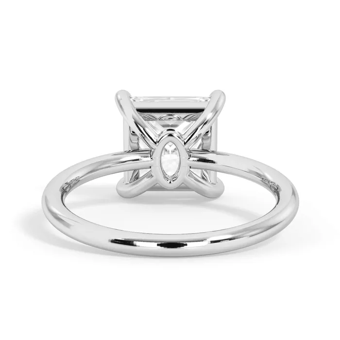 Basket Style Solitaire Engagement Ring deBebians Rings
