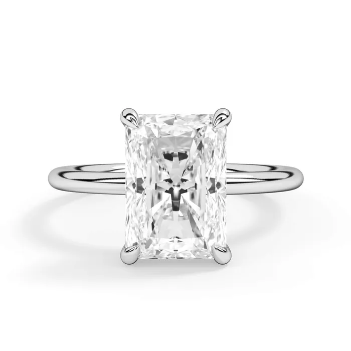 Basket Style Solitaire Engagement Ring deBebians Rings