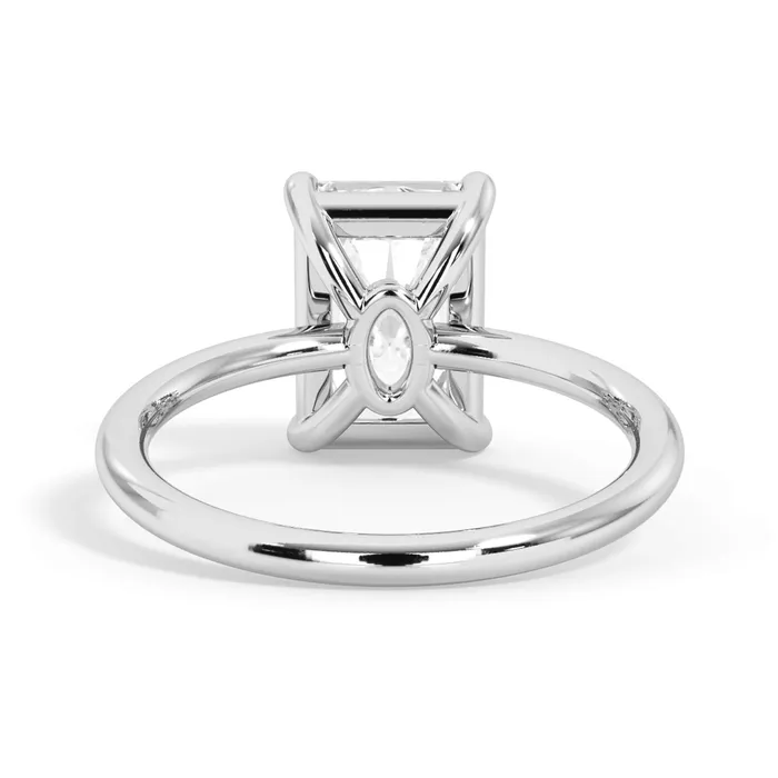 Basket Style Solitaire Engagement Ring deBebians Rings