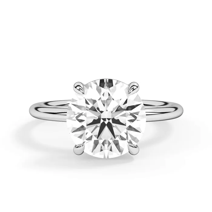 Basket Style Solitaire Engagement Ring deBebians Rings