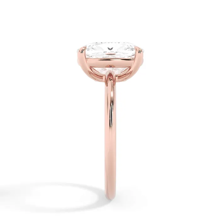 Basket Style Solitaire Engagement Ring deBebians Rings