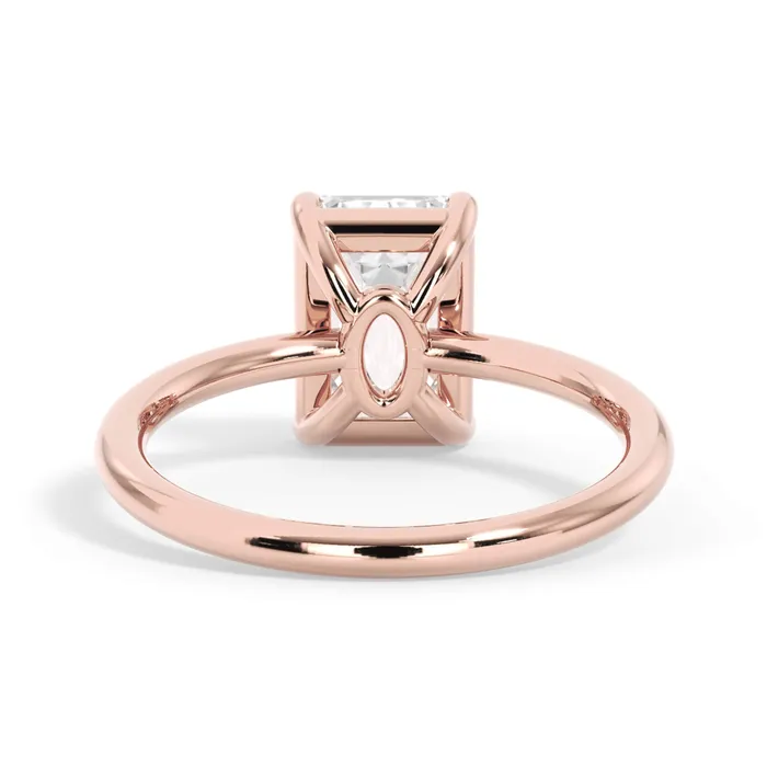 Basket Style Solitaire Engagement Ring deBebians Rings