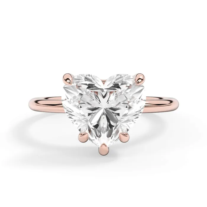 Basket Style Solitaire Engagement Ring deBebians Rings