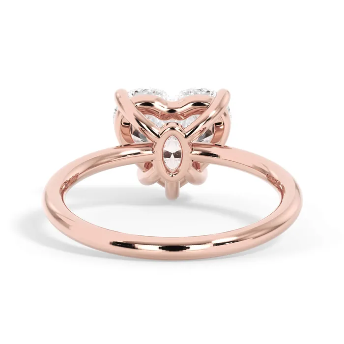 Basket Style Solitaire Engagement Ring deBebians Rings