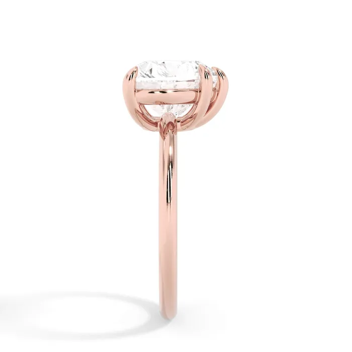 Basket Style Solitaire Engagement Ring deBebians Rings