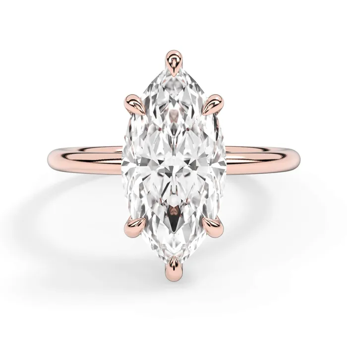 Basket Style Solitaire Engagement Ring deBebians Rings