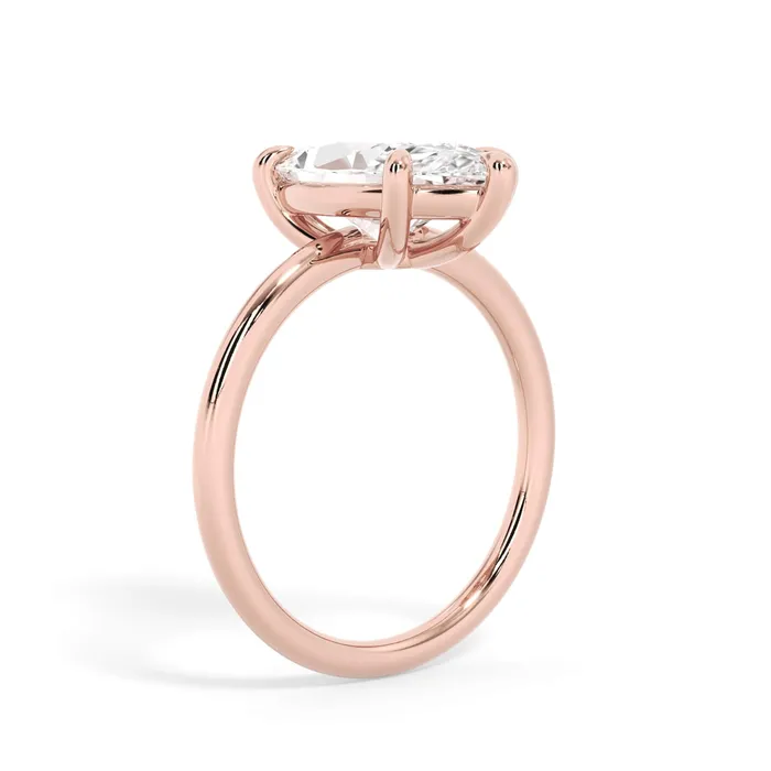 Basket Style Solitaire Engagement Ring deBebians Rings