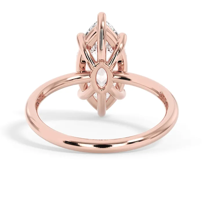 Basket Style Solitaire Engagement Ring deBebians Rings