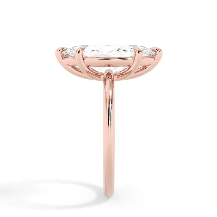 Basket Style Solitaire Engagement Ring deBebians Rings
