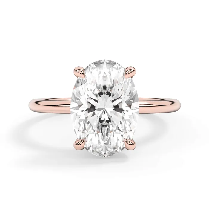 Basket Style Solitaire Engagement Ring deBebians Rings
