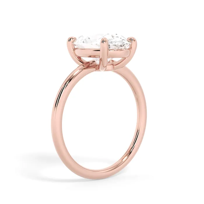 Basket Style Solitaire Engagement Ring deBebians Rings