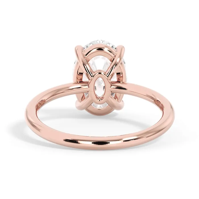 Basket Style Solitaire Engagement Ring deBebians Rings