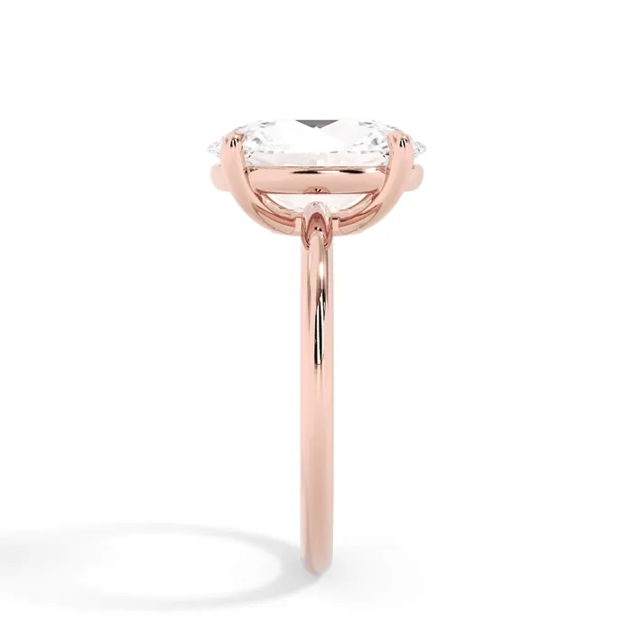 Basket Style Solitaire Engagement Ring deBebians Rings