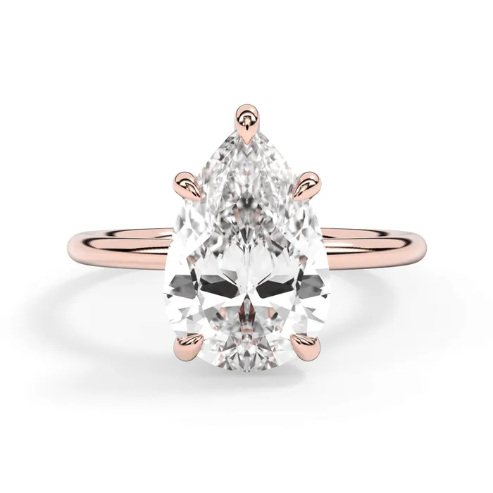 Basket Style Solitaire Engagement Ring deBebians Rings
