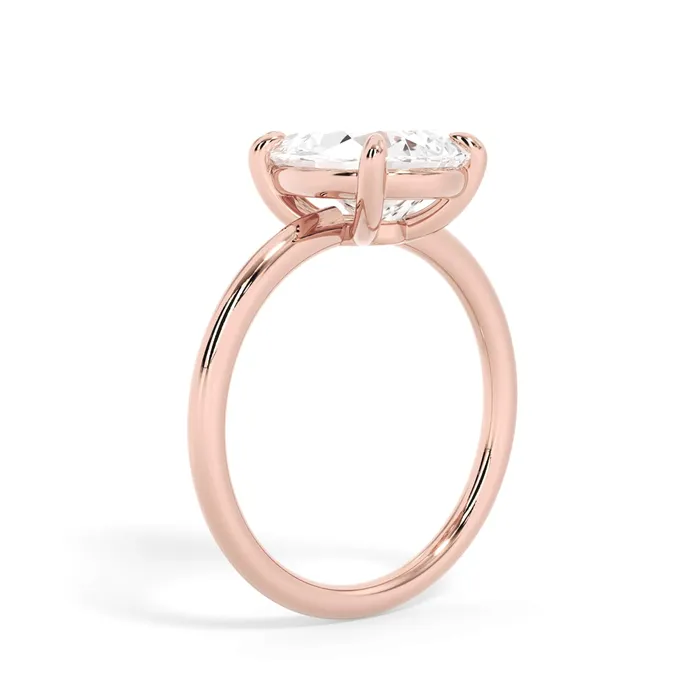 Basket Style Solitaire Engagement Ring deBebians Rings