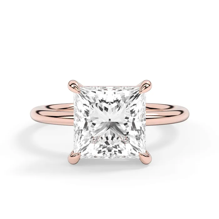 Basket Style Solitaire Engagement Ring deBebians Rings
