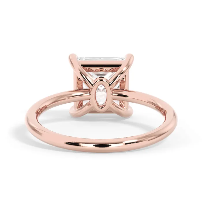 Basket Style Solitaire Engagement Ring deBebians Rings