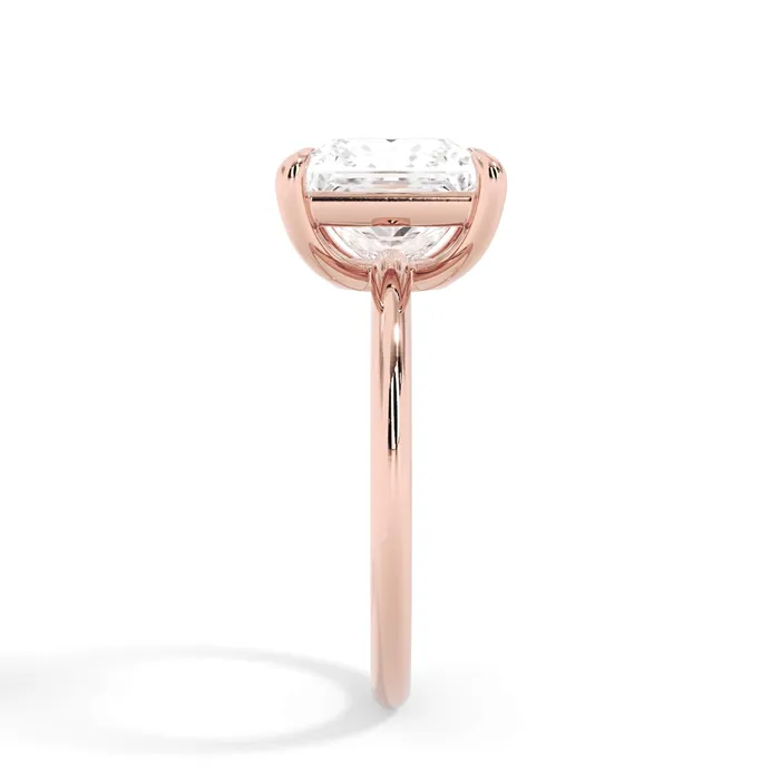 Basket Style Solitaire Engagement Ring deBebians Rings