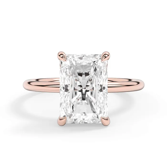Basket Style Solitaire Engagement Ring deBebians Rings