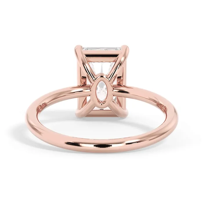 Basket Style Solitaire Engagement Ring deBebians Rings