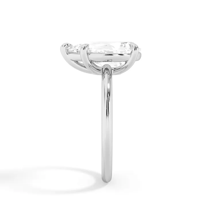 Basket Style Solitaire Engagement Ring deBebians Rings