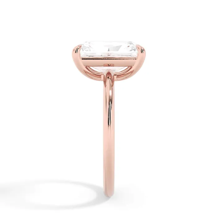 Basket Style Solitaire Engagement Ring deBebians Rings