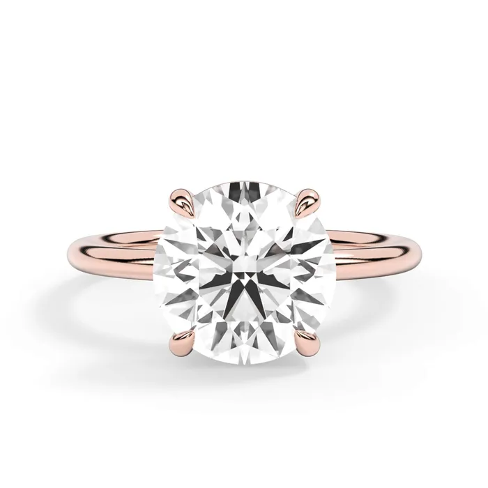 Basket Style Solitaire Engagement Ring deBebians Rings