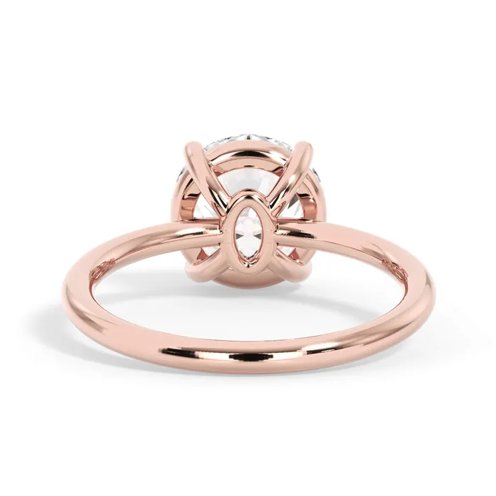 Basket Style Solitaire Engagement Ring deBebians Rings