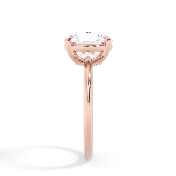 Basket Style Solitaire Engagement Ring deBebians Rings