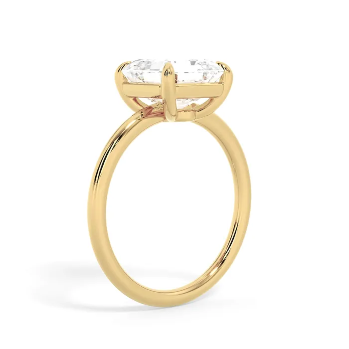 Basket Style Solitaire Engagement Ring deBebians Rings