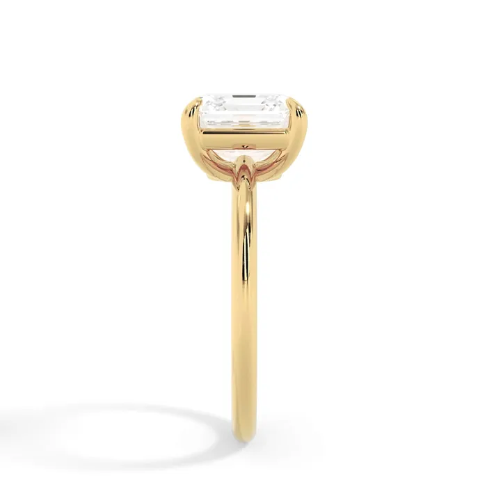 Basket Style Solitaire Engagement Ring deBebians Rings