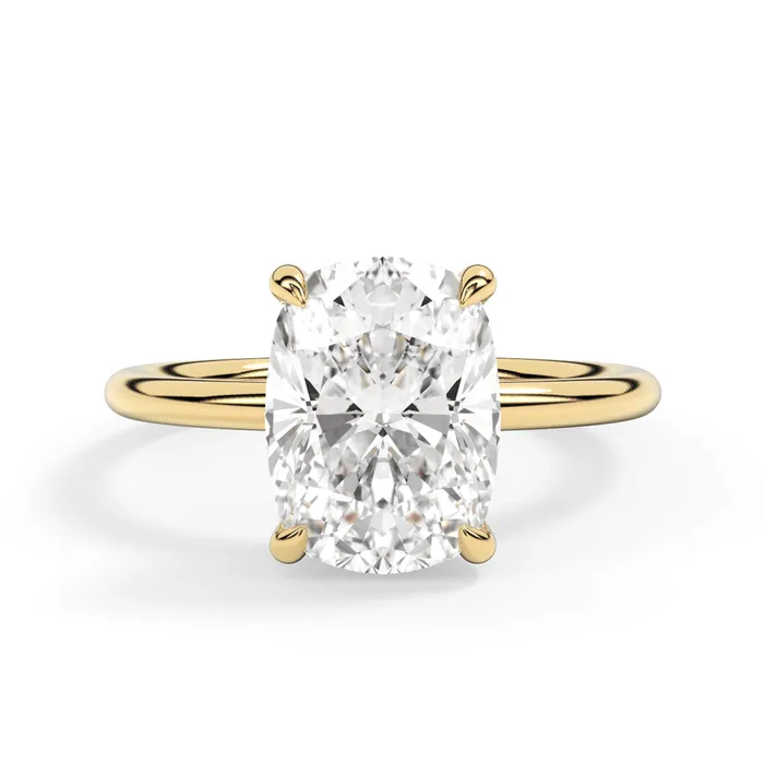 Basket Style Solitaire Engagement Ring deBebians Rings