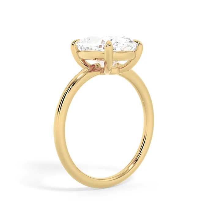 Basket Style Solitaire Engagement Ring deBebians Rings