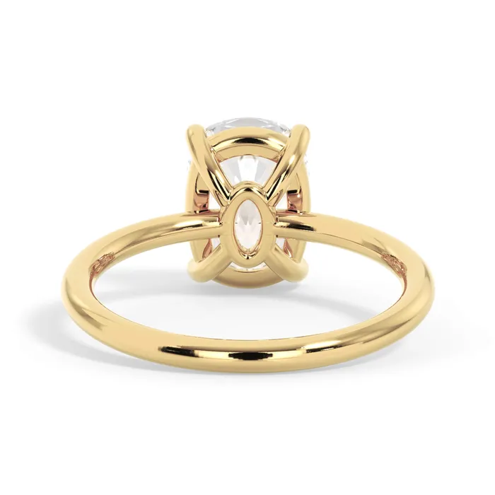 Basket Style Solitaire Engagement Ring deBebians Rings