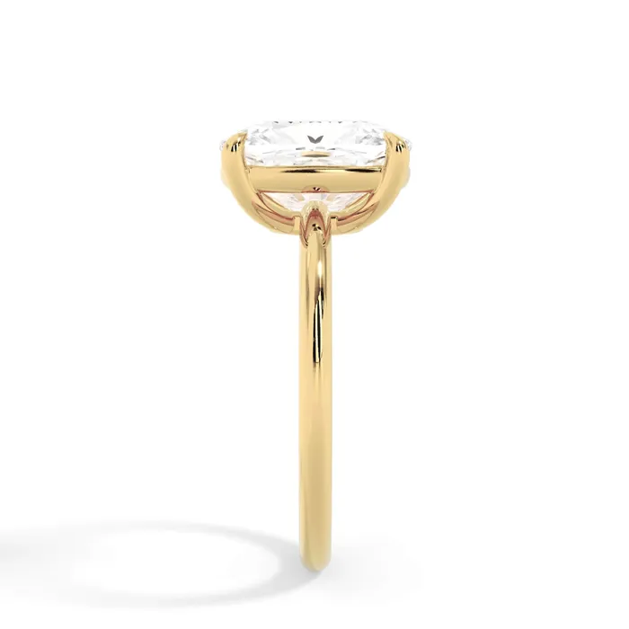 Basket Style Solitaire Engagement Ring deBebians Rings