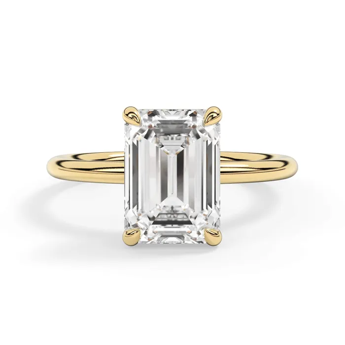 Basket Style Solitaire Engagement Ring deBebians Rings