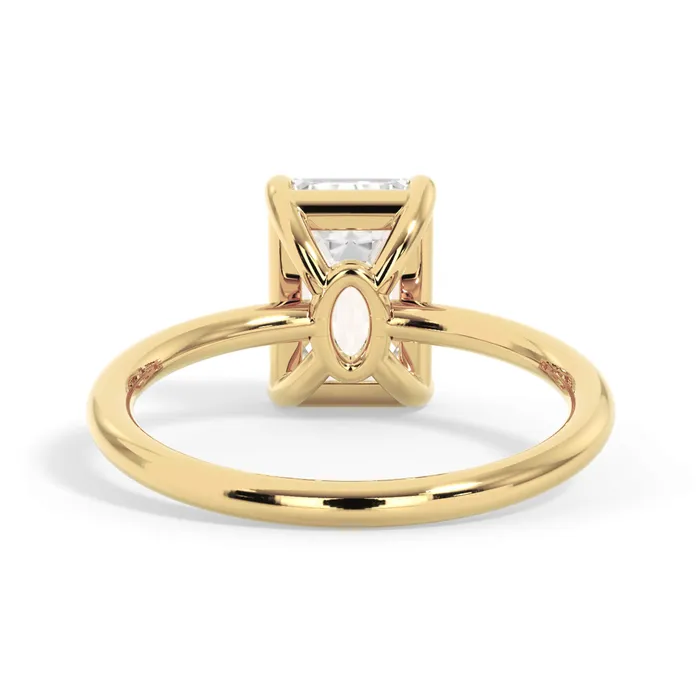 Basket Style Solitaire Engagement Ring deBebians Rings